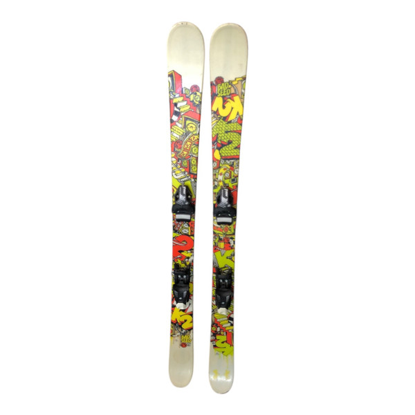 Used K2 INDY 124 CM Boys DH Ski/Binding Red 124 cm