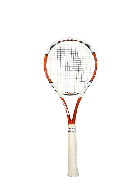 Used Prince SHARK DB Adult Tennis Racquet Red 4 3/8