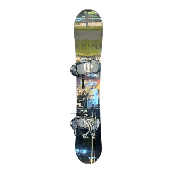 Used Burton CHARGER Mens Board/Bindings Navy Blue 152 cm