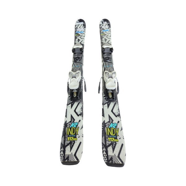 Used K2 INDY 124 CM Boys DH Ski/Binding Red 124 cm