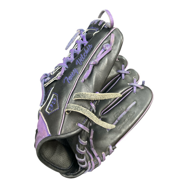Used ABSOLUTELY RIDICULOUS BIBLE GLOVE BB/SB Glove RH Throw Brown