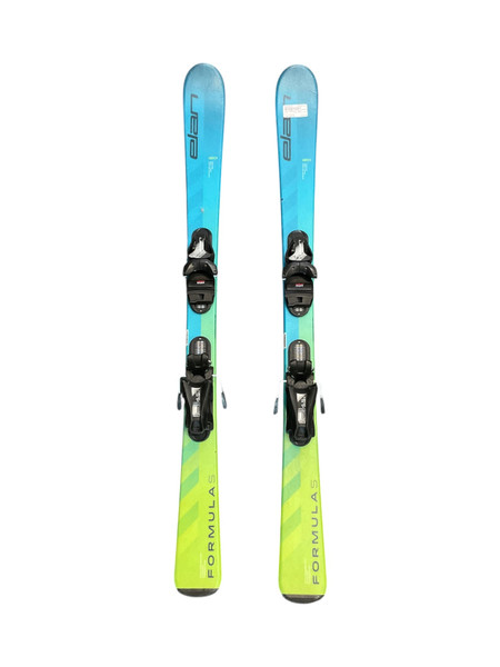 Used Atomic ETL 125 BEND-X Boys DH Ski/Binding White 125 cm