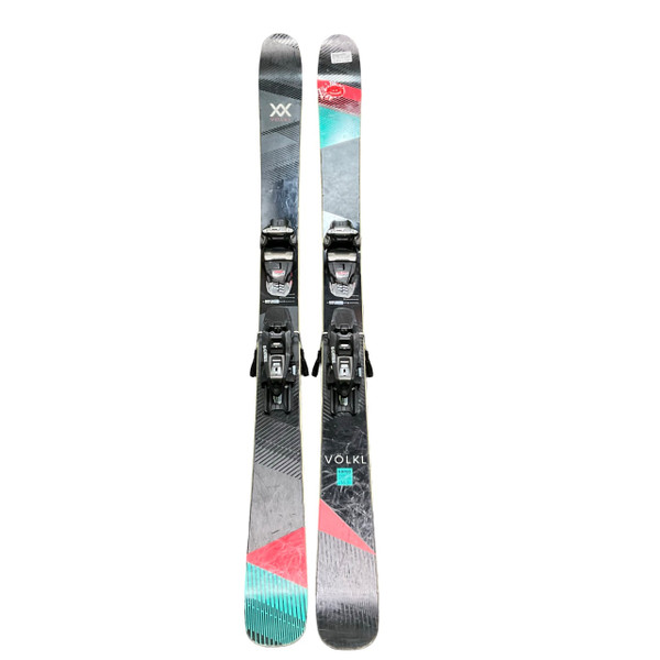 Used Salomon KIANA Womens DH Ski/Binding White 158 cm