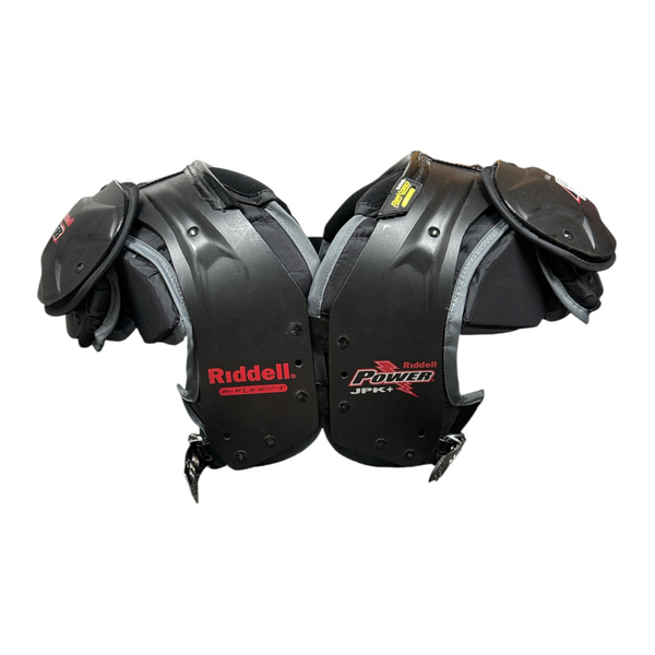 Used Riddell POWER PHANTOM SM 15-16 FB Shoulder Pads Black SM