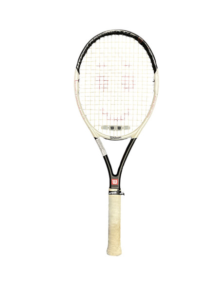 Used Wilson PROSTAFF TITANIUM 6.6 Adult Tennis Racquet Navy Blue 4