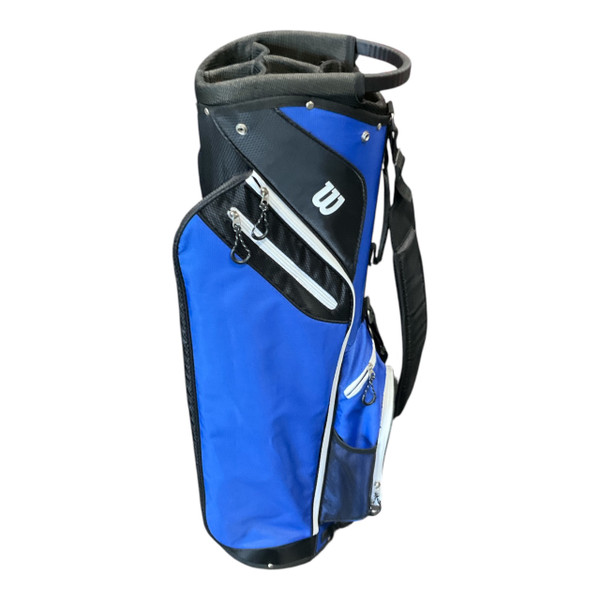 Used Mizuno T ZOID Mens Cart Bag Navy Blue