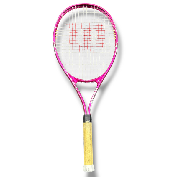 Used Wilson TOUR 110 TITANIUM Adult Tennis Racquet Orange 4 1/4
