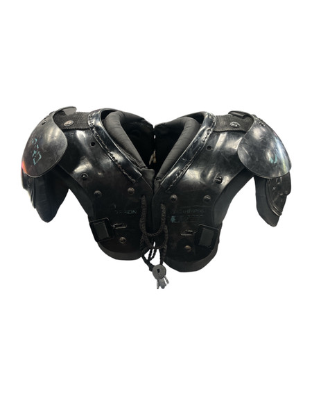 Used Riddell WARRIOR IIX FB Shoulder Pads White XL
