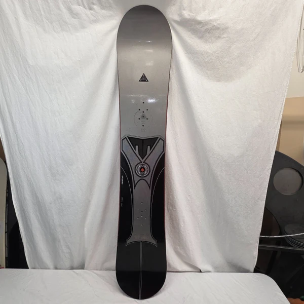 Used Burton CUSTOM Mens Snowboard Only White 158 cm