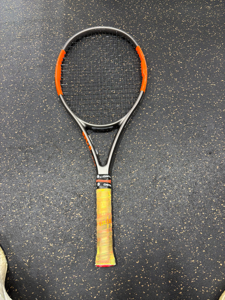 Used Prince O3 SPEED PORT GOLD Adult Tennis Racquet Black Unknown