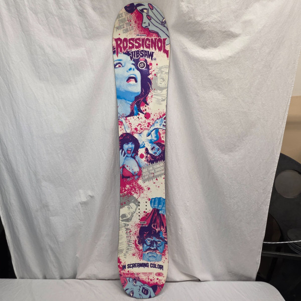Used Burton SHERLOCK Mens Snowboard Only Black And Optic Yellow 160 cm