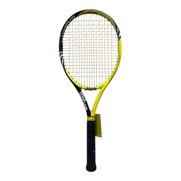 Used Wilson BLADE TEAM 99 Adult Tennis Racquet Neon Green 4 1/8