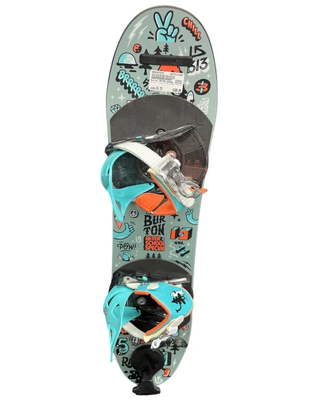 Used Burton CHOPPER 121 Boys Board/Binding Royal Blue 121 cm