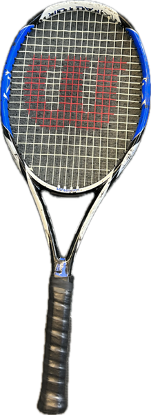 Used Wilson TRIAD 4.0 HAMMER Adult Tennis Racquet Royal Blue Unknown