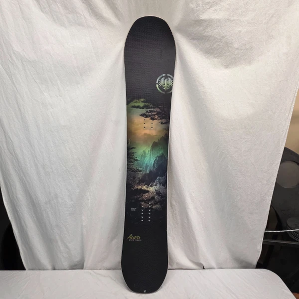 Used Never Summer FUNSLINGER Mens Snowboard Only Yellow 160 cm