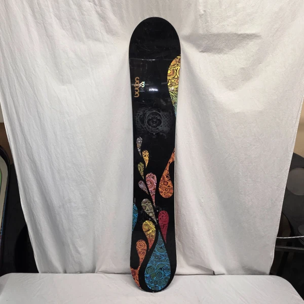 Used Burton FEATHER Womens Snowboard Only Purple 149 cm