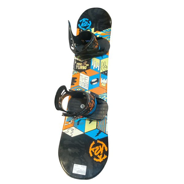 Used Burton CHOPPER 126 cm Snowboard w/ Freestyle Junior Bindings