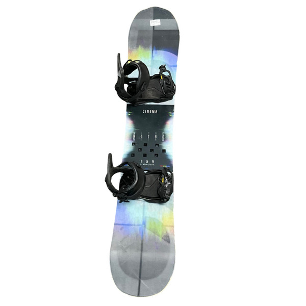 Used Burton FREE THINKER 154 cm Men's Snowboard Combo Men's