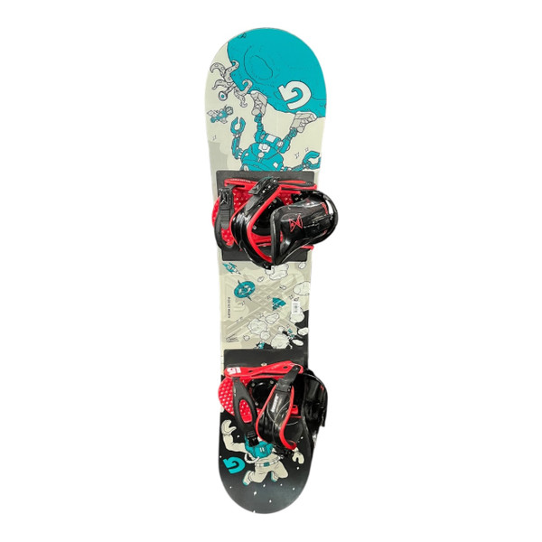 Used Burton SUPER HERO SMALLS Boys Board/Binding Orange 130 cm