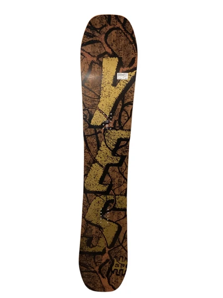 Used Never Summer FUNSLINGER Mens Snowboard Only Yellow 160 cm
