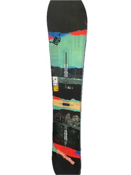 Used Burton 2000 SEVEN Mens Snowboard Only Black 152 cm