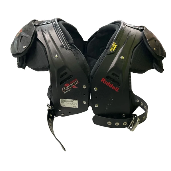 Used Riddell POWER JPX ADLT XS SHOULDER PADS FB Shoulder Pads Grey XS