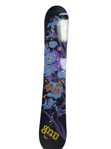 Used Burton FEATHER Womens Snowboard Only White 149 cm