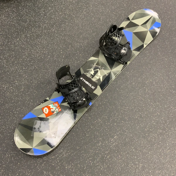 Used Burton CHOPPER 121 Boys Board/Binding Royal Blue 121 cm