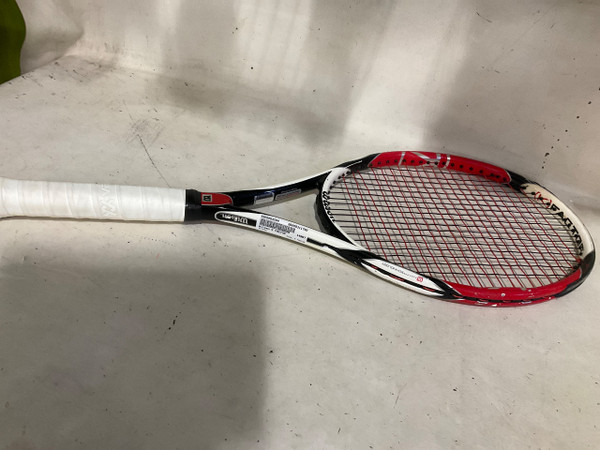 Used Wilson PROSTAFF TITANIUM 6.6 Adult Tennis Racquet Navy Blue 4