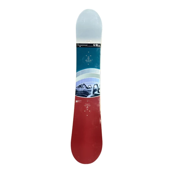 Used Burton 2000 SEVEN Mens Snowboard Only Black 152 cm