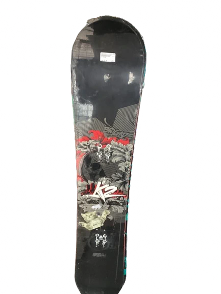 Used Burton CUSTOM Mens Snowboard Only White 158 cm