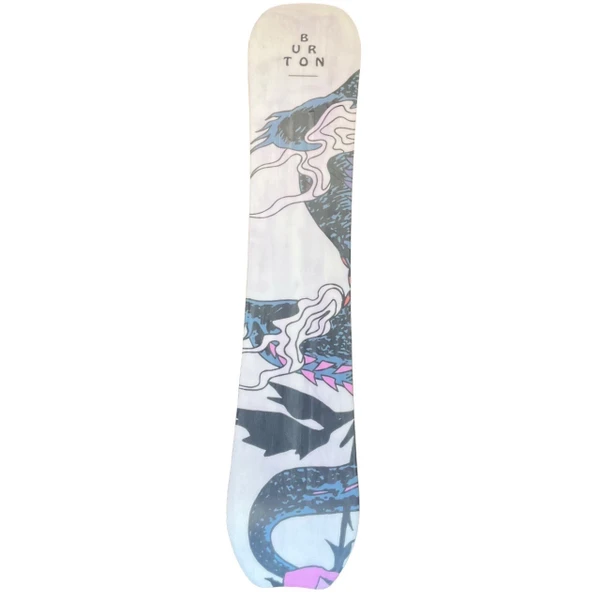美品 BURTON FEATHER 149 × BURTON CITIZEN M Used Burton FEATHER Womens Snowboard Only White 149 cm