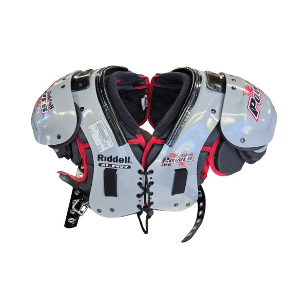 Used Riddell KOMBINE 42-44 18-19 FB Shoulder Pads Black MD