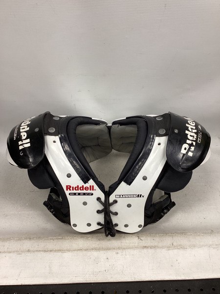 Used Riddell POWER Football Shoulder Pads Grey Large