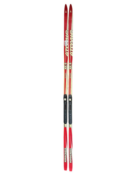 Used Atomic RED CHEETAH 196 cm Men's Cross Country Ski Combo Men's