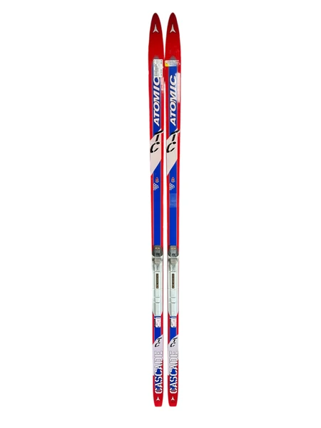 Used Atomic RED CHEETAH 196 cm Men's Cross Country Ski Combo Men's