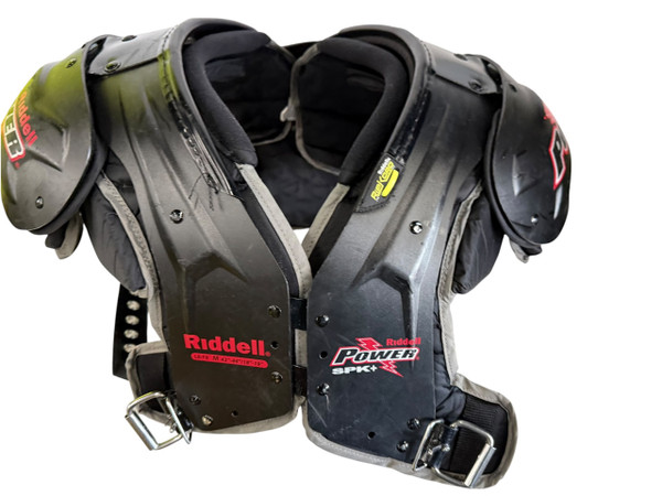 Used Riddell POWER JPX ADLT XS SHOULDER PADS FB Shoulder Pads Grey XS