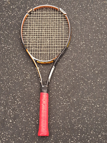 Used Prince MORE CONTROL DB 800 Adult Tennis Racquet Black 4 1/2