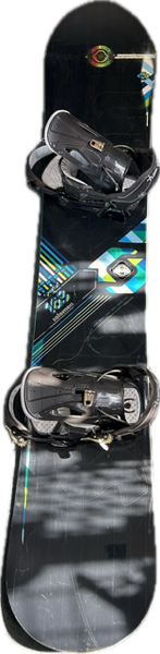 Used Burton CUSTOM V-ROCKER Mens Board/Bindings Black 154 cm