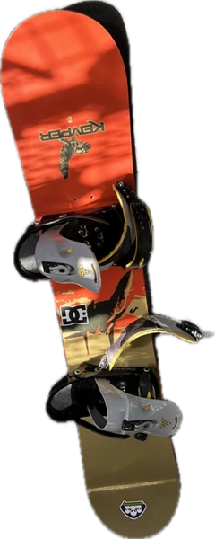 Used Lamar SUPER-X 132 137 cm Men's Snowboard Combo Men's