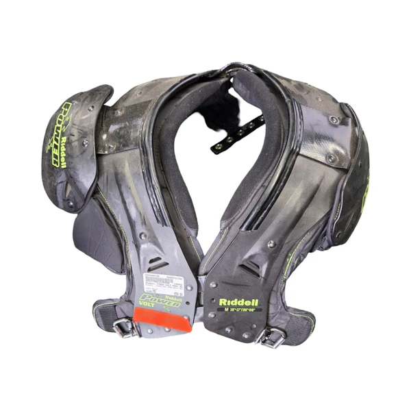 Used Riddell POWER JPK 17-18 FB Shoulder Pads Black LG