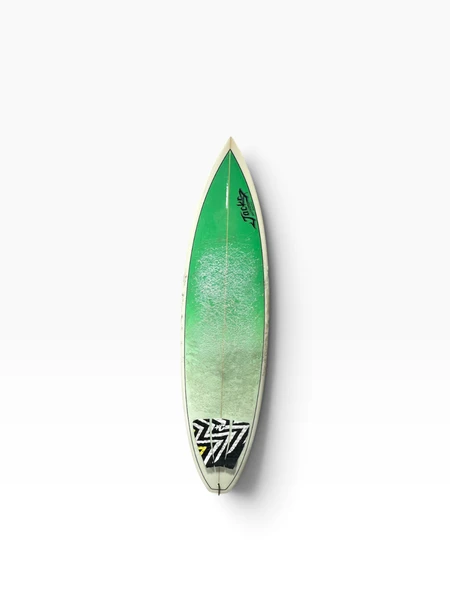 Used SAURITCH Surfboard White 7Ft 6In