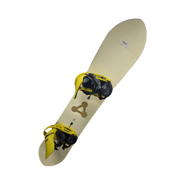 Used Burton PROCESS CHANNEL BOARD/ CARTEL BINDINGS Mens Board