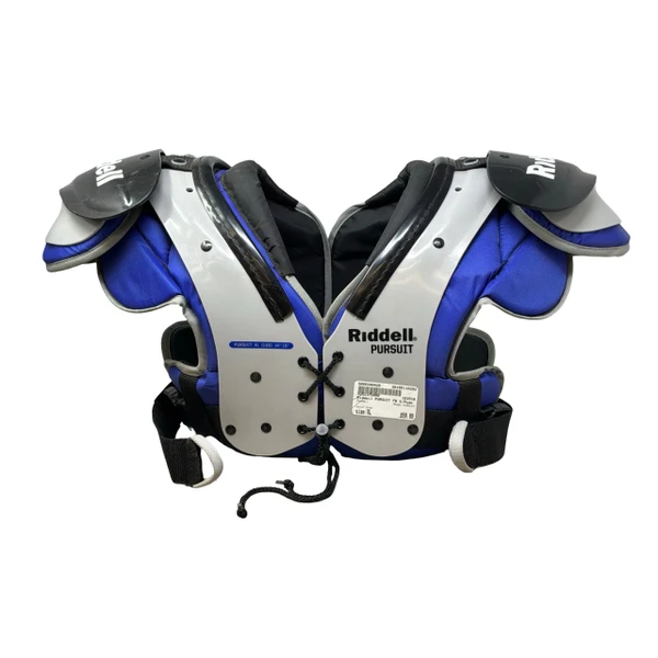 Used Riddell POWER SPX 40 FB Shoulder Pads Royal Blue 2X
