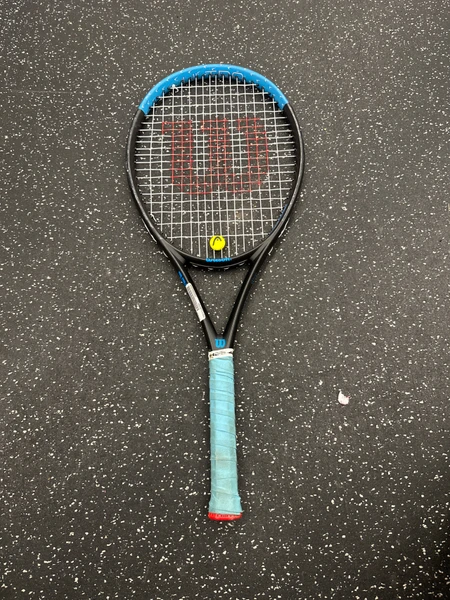 Used Wilson HYPER HAMMER Adult Tennis Racquet Olive Green 4 1/2