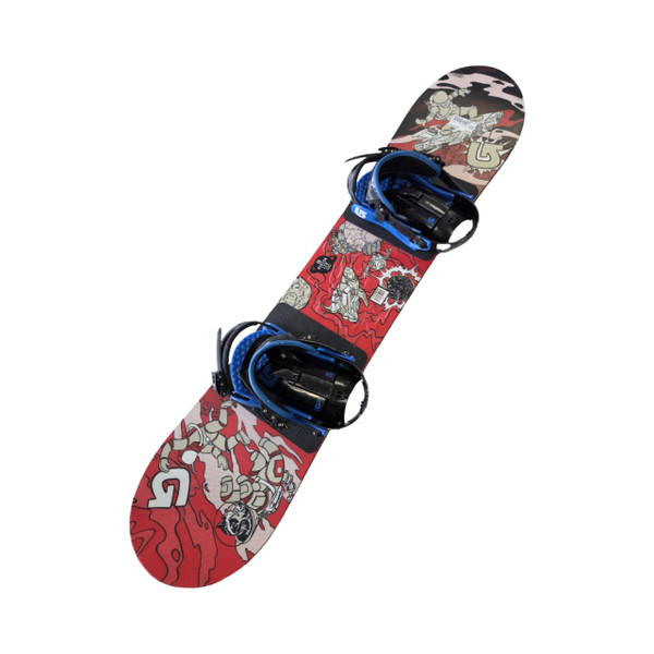 Used Burton CHOPPER 121 Boys Board/Binding Royal Blue 121 cm