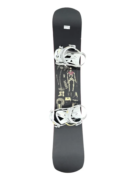 Used Signal OMNI SNOWBOARD WITH BINDINGS Mens Board/Bindings Black