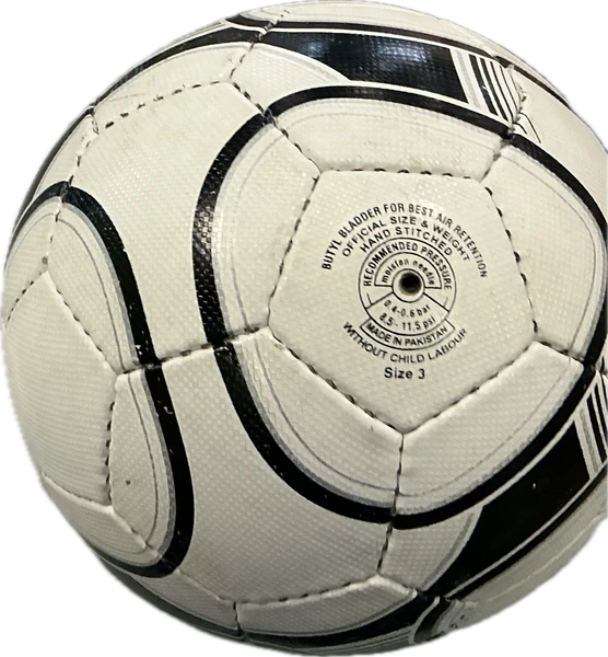 Used WT PRO All Size Soccer Ball White 5