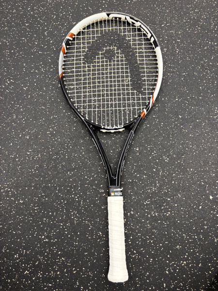 Used Wilson PROSTAFF TITANIUM 6.6 Adult Tennis Racquet Navy Blue 4