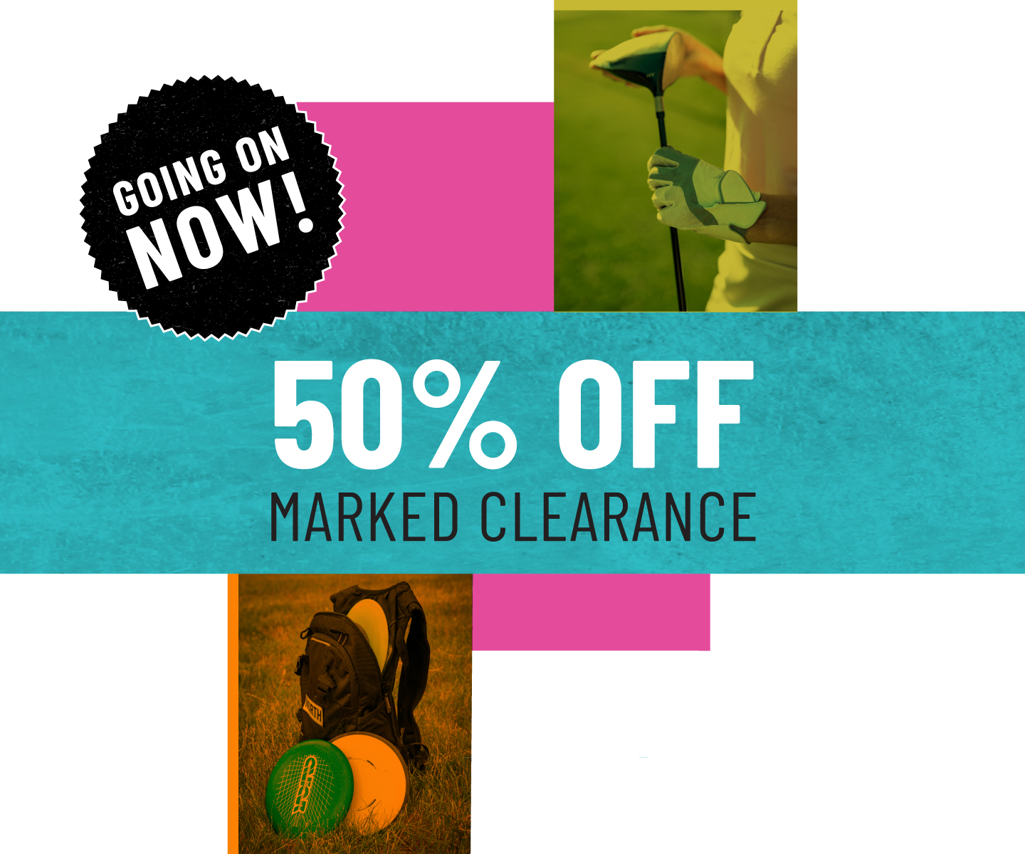 50% off clearance Going On Now